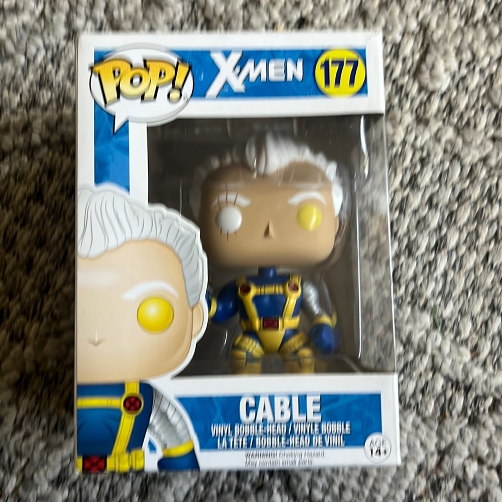 Funko Pop! 177 Marvel X Men Cable Bobble Head Vinyl Action Figure